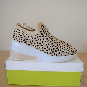 Gianni Bini Valeah Cheetah Slip-On Wedge Sneakers
